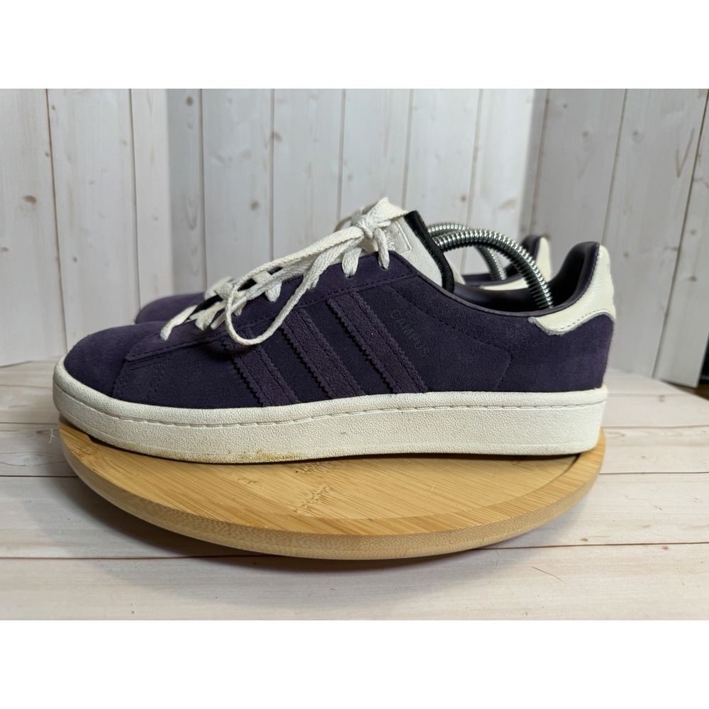Adidas Campus Shoes purple/ White suede Men's 7 US Low Top 3 Stripes